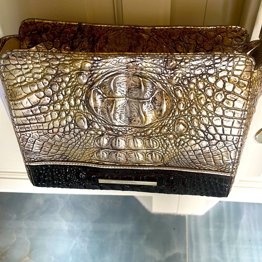 NWT Authentic Brahmin Carrie Crossbody Symphony Katia